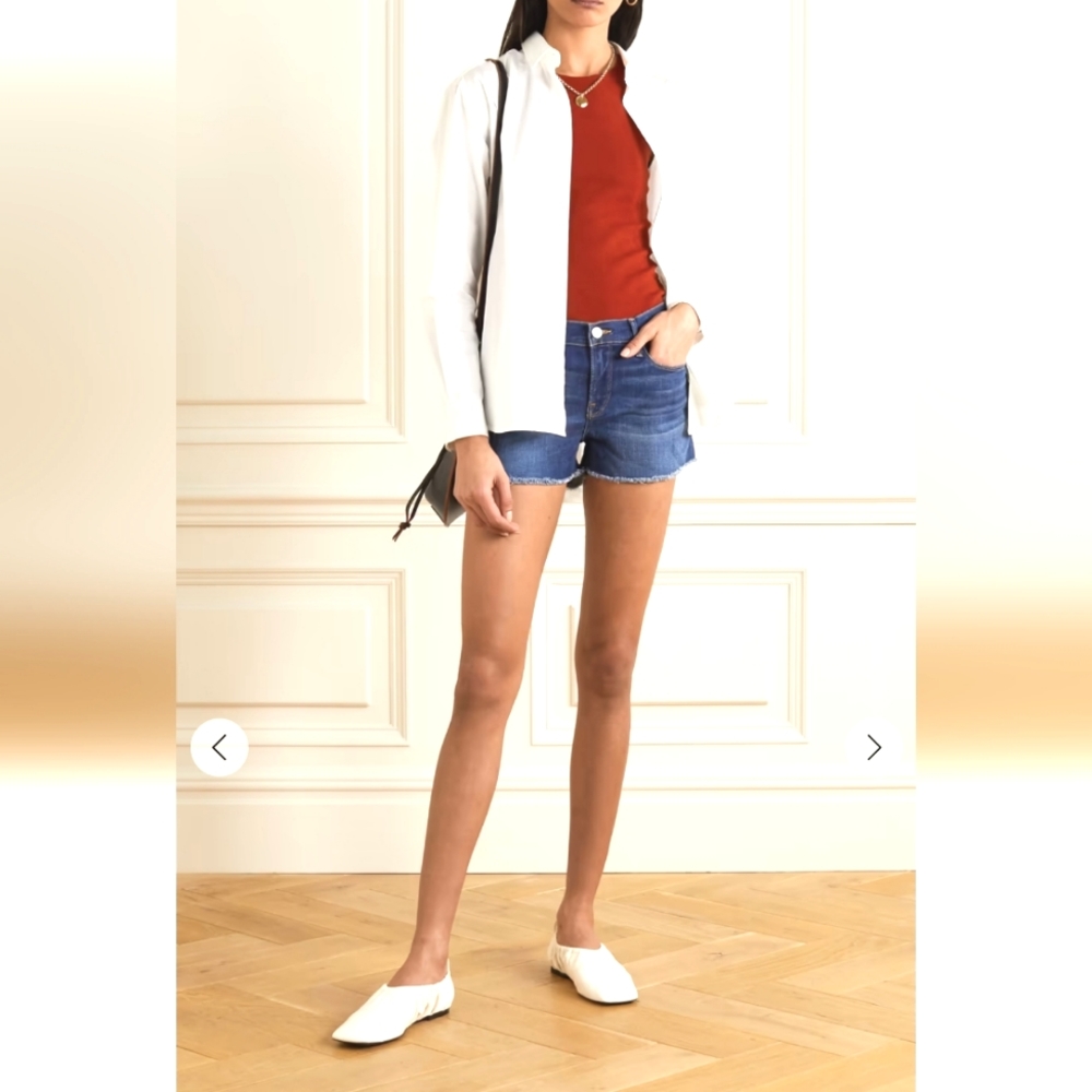 Frame Denim Le Cutoff Denim Shorts Sundance